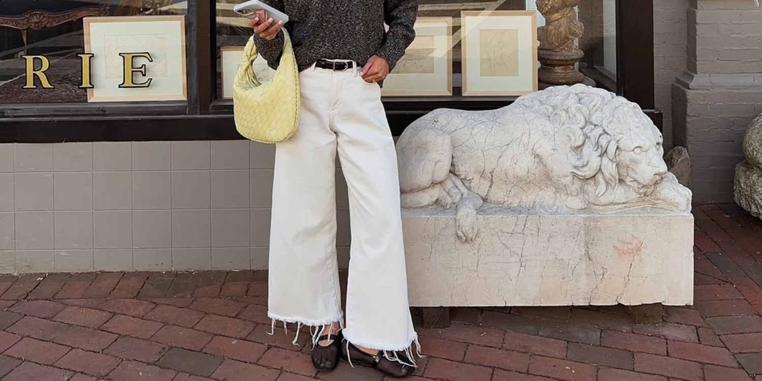 What to Wear With Wide-Leg Jeans