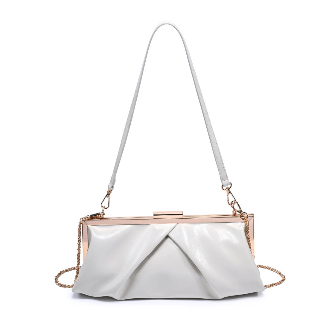 Woman wearing Bone Urban Expressions Scottie Crossbody 840504207976 View 5 | Bone
