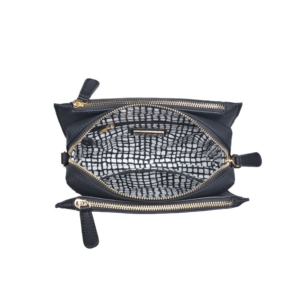 Product Image of Urban Expressions Rayna Snake Crossbody NA-840611164018 View 4 | Black