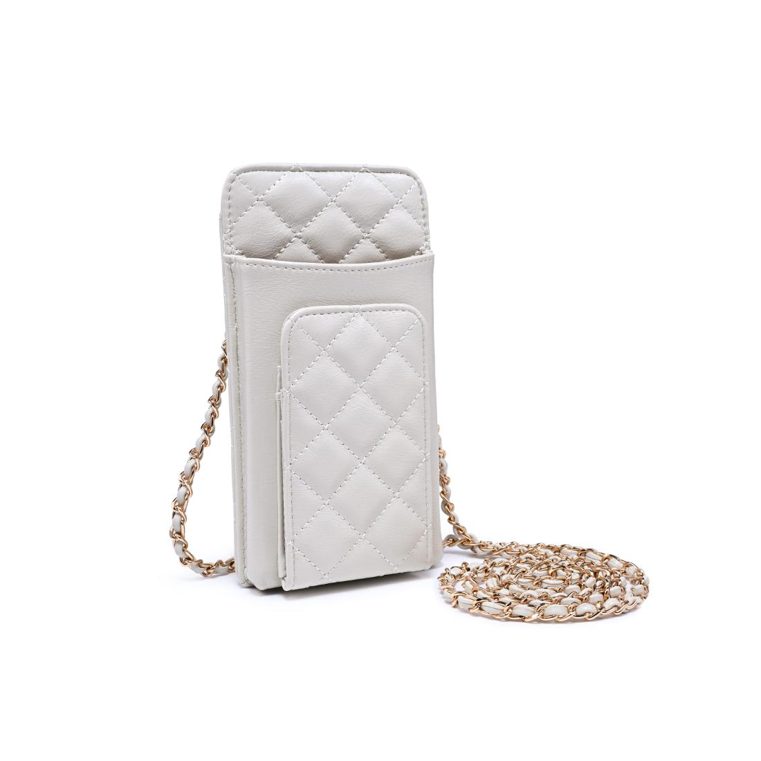 Woman wearing Ivory Urban Expressions Brianna 2.0 Cell Phone Crossbody 840504203763 View 6 | Ivory
