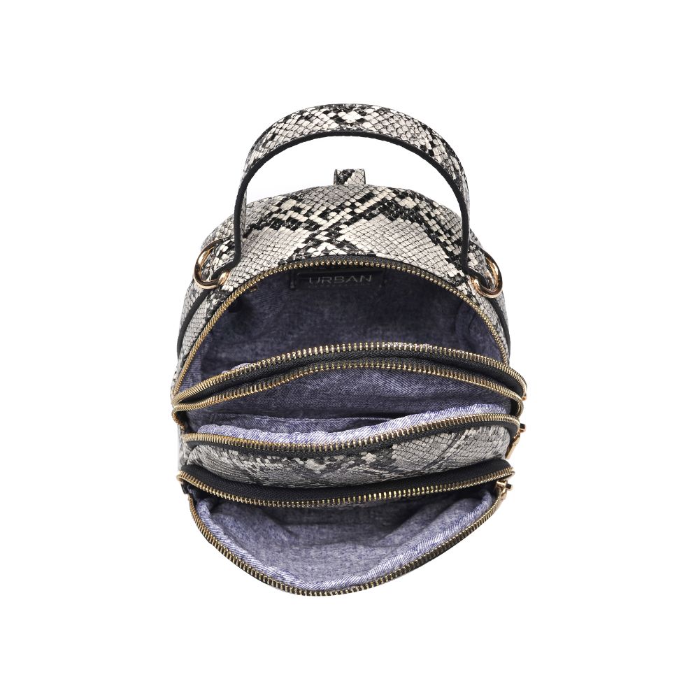 Product Image of Urban Expressions Nichole Backpack NA-840611162830 View 4 | Black Grey