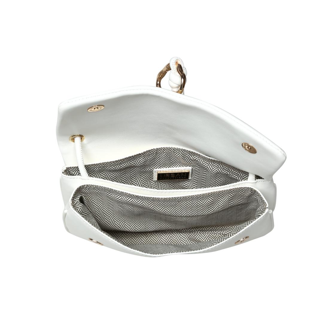 Woman wearing White Urban Expressions Belina Crossbody 840504206535 View 9 | White