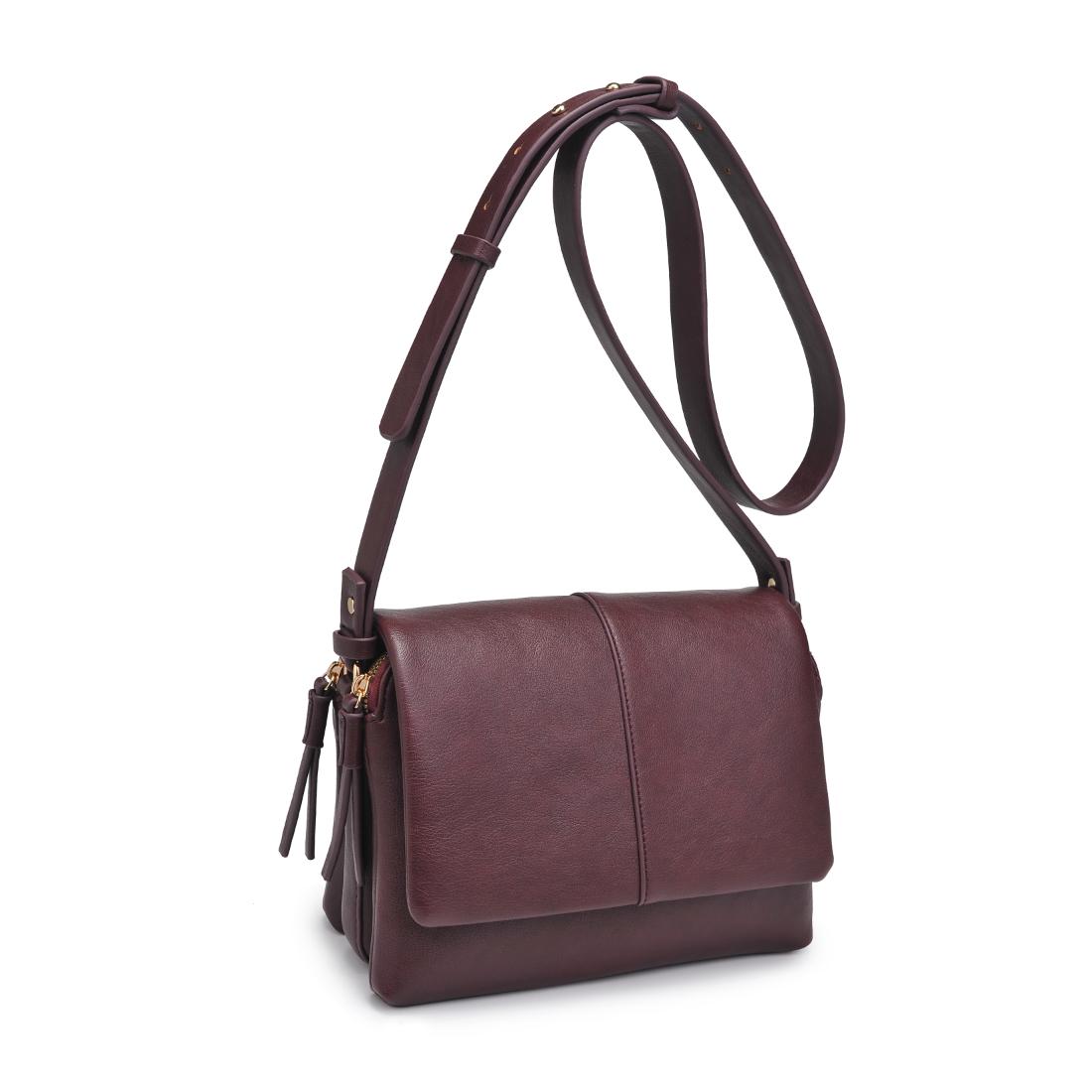 Urban Expressions Avonlea Luxe Crossbody 840504217357 View 2 | Burgundy