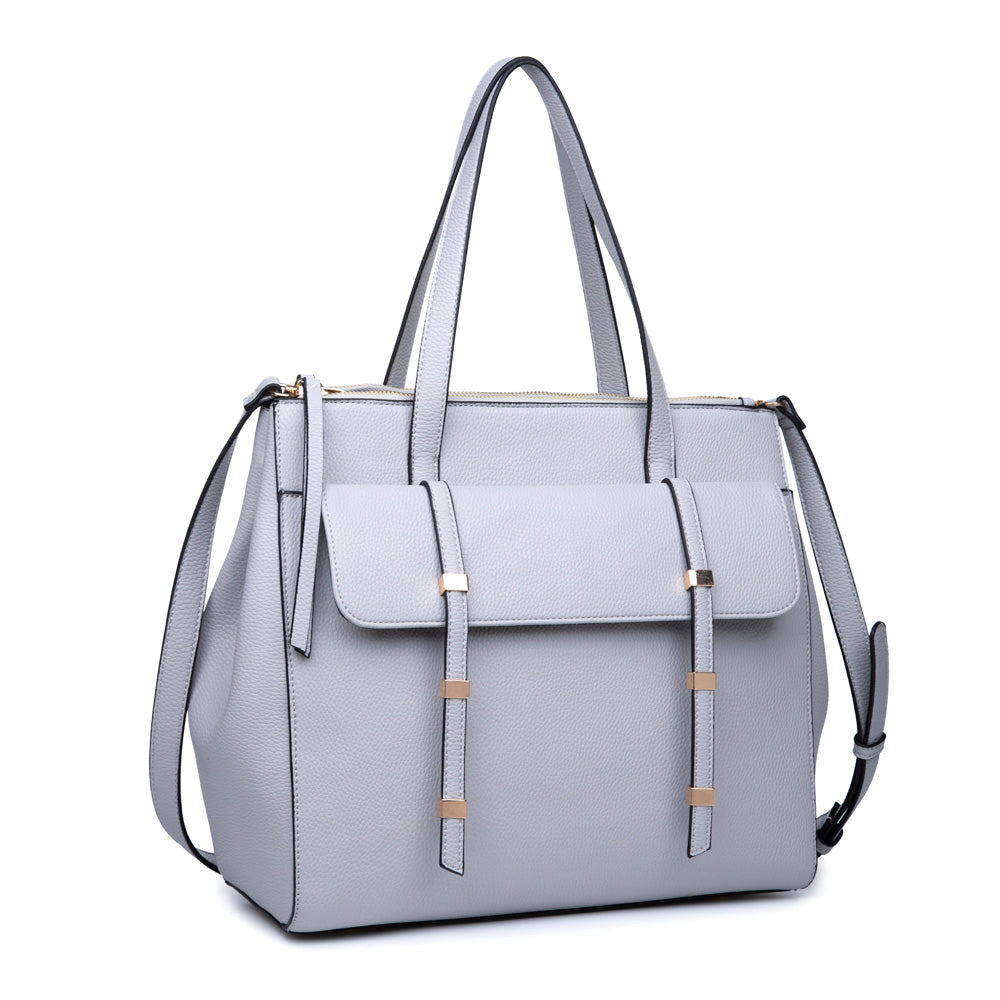 Product Image of Urban Expressions Ambrose Satchel NA-840611161659 View 2 | Grey