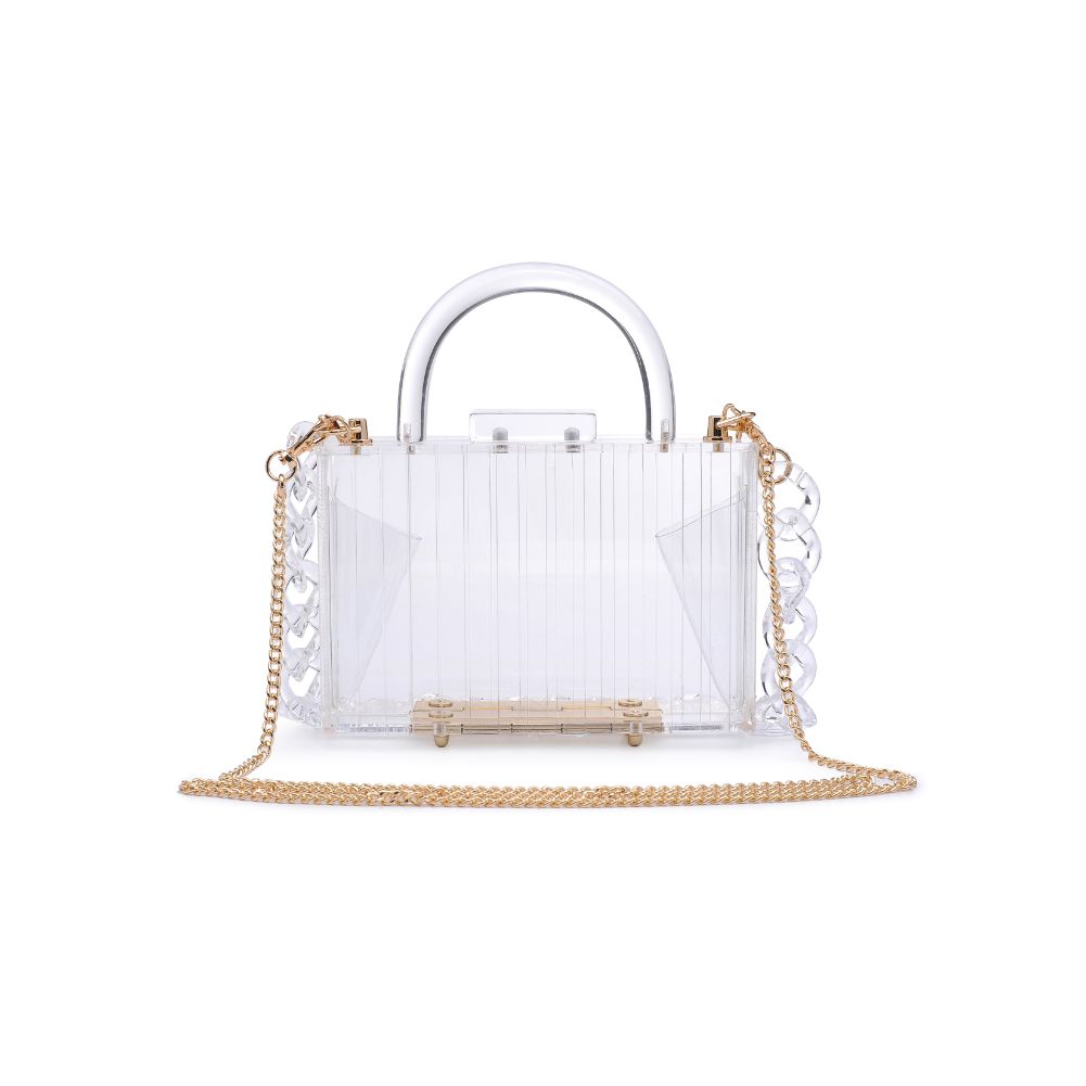 Product Image of Urban Expressions Fergie Top Handle 840611177292 View 7 | Clear