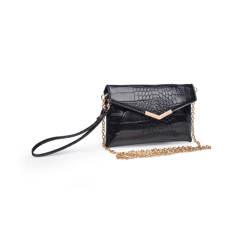 Product Image of Urban Expressions Juno Croc Wristlet 840611167699 View 2 | Black