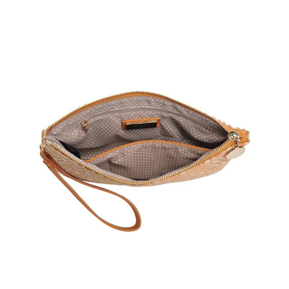 Product Image of Urban Expressions Joan - Jacquard Wristlet 840611181152 View 8 | Caramel