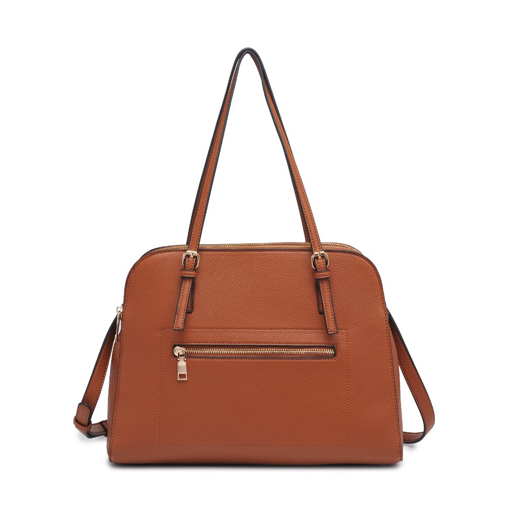 Product Image of Urban Expressions Laken Satchel 840611101389 View 5 | Tan