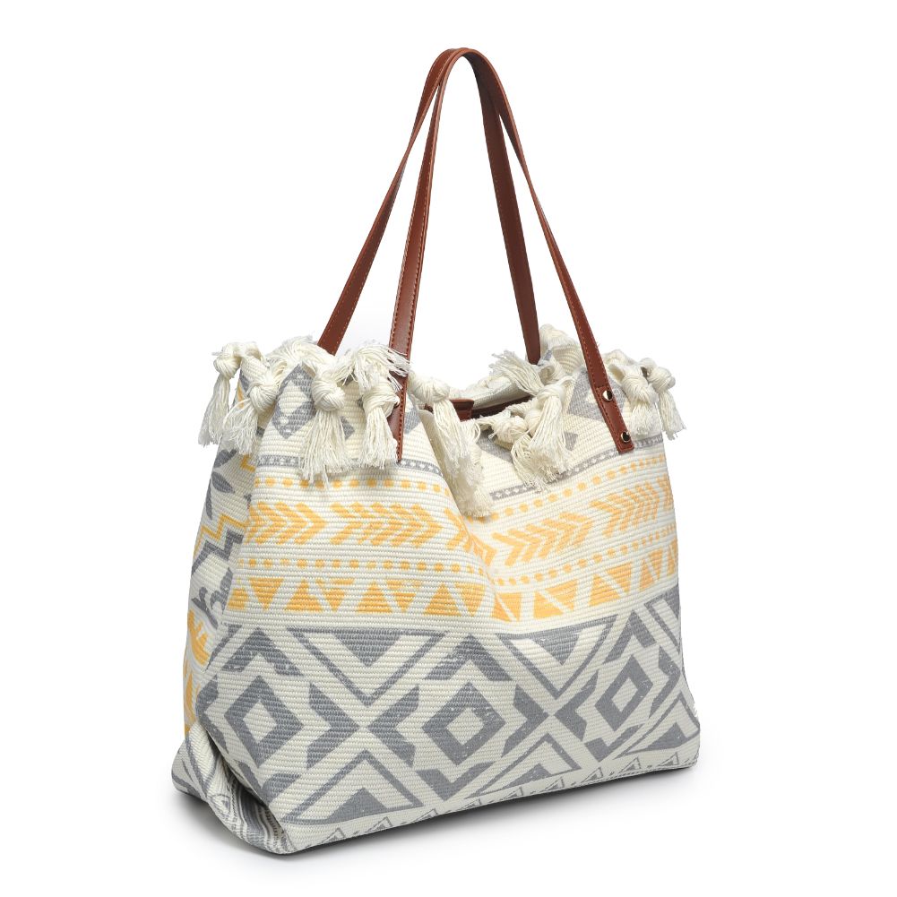 Product Image of Urban Expressions Lupita Tote 818209017978 View 6 | Grey