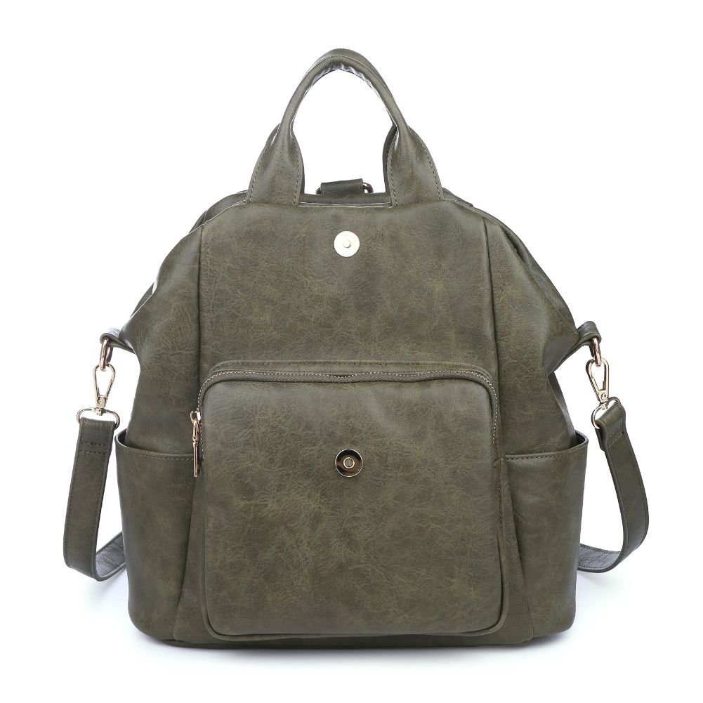 Product Image of Urban Expressions Jackson Backpack NA-840611163486 View 5 | Olive