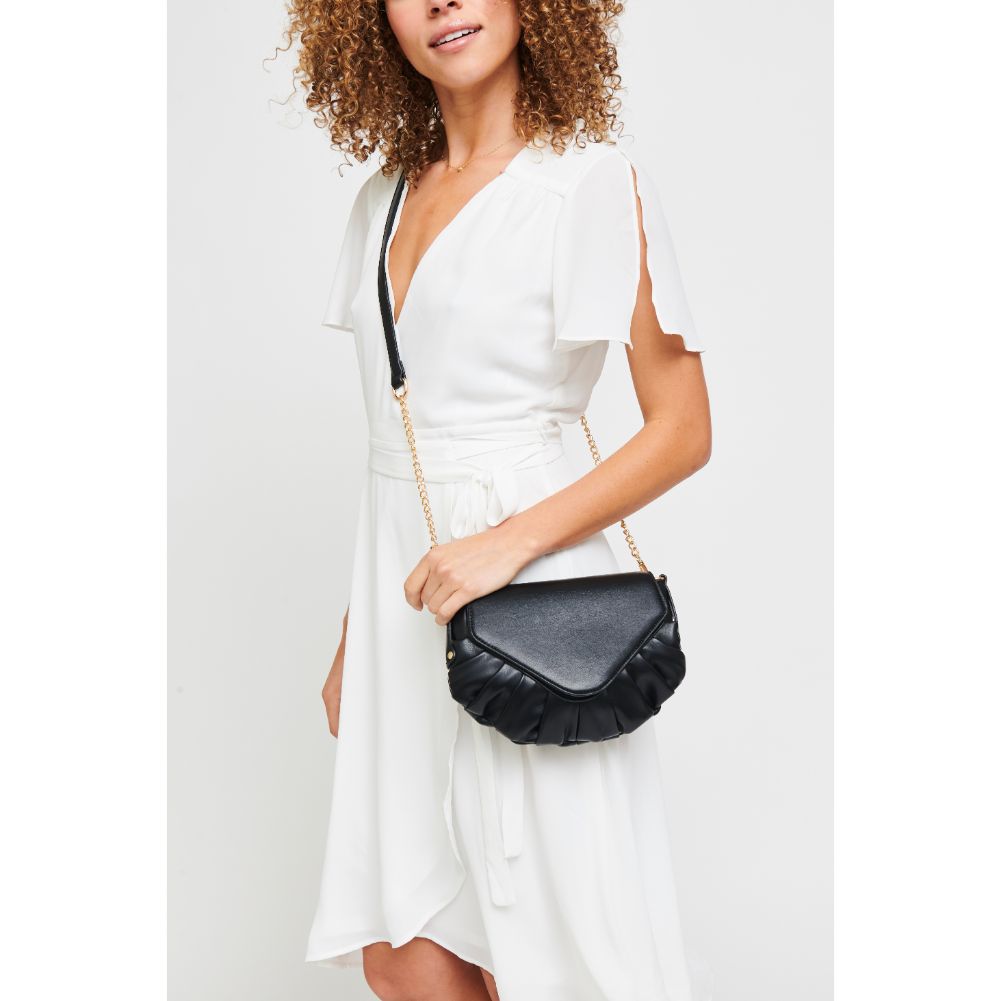 Woman wearing Black Urban Expressions Gemma Crossbody 840611179456 View 1 | Black