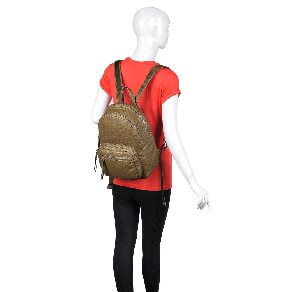 Product Image of Urban Expressions Ellie Backpack NA-840611163158 View 5 | Olive