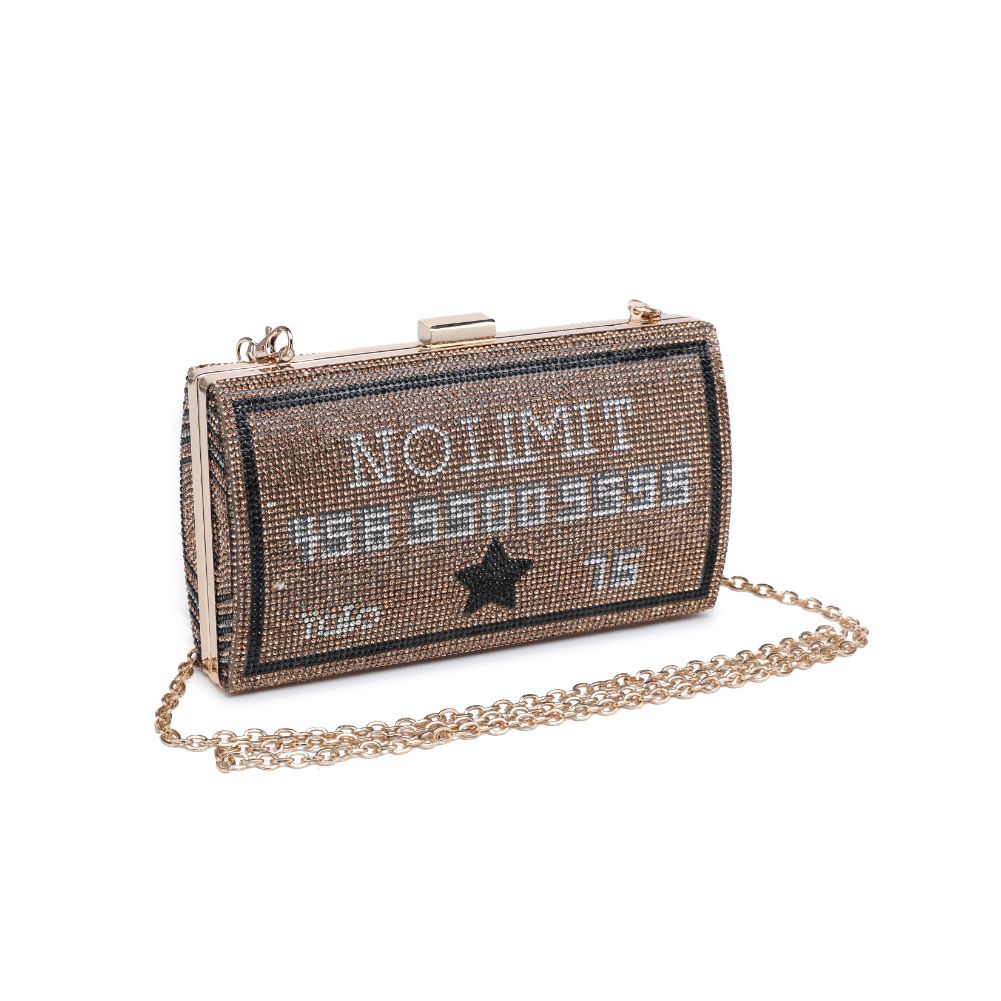 Product Image of Urban Expressions Vegas Minaudiere 818209012775 View 6 | Gold