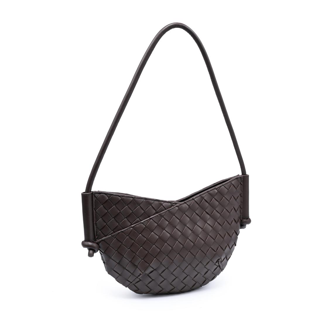 Woman wearing Chocolate Urban Expressions Oakley Shoulder Bag 840504204227 View 6 | Chocolate