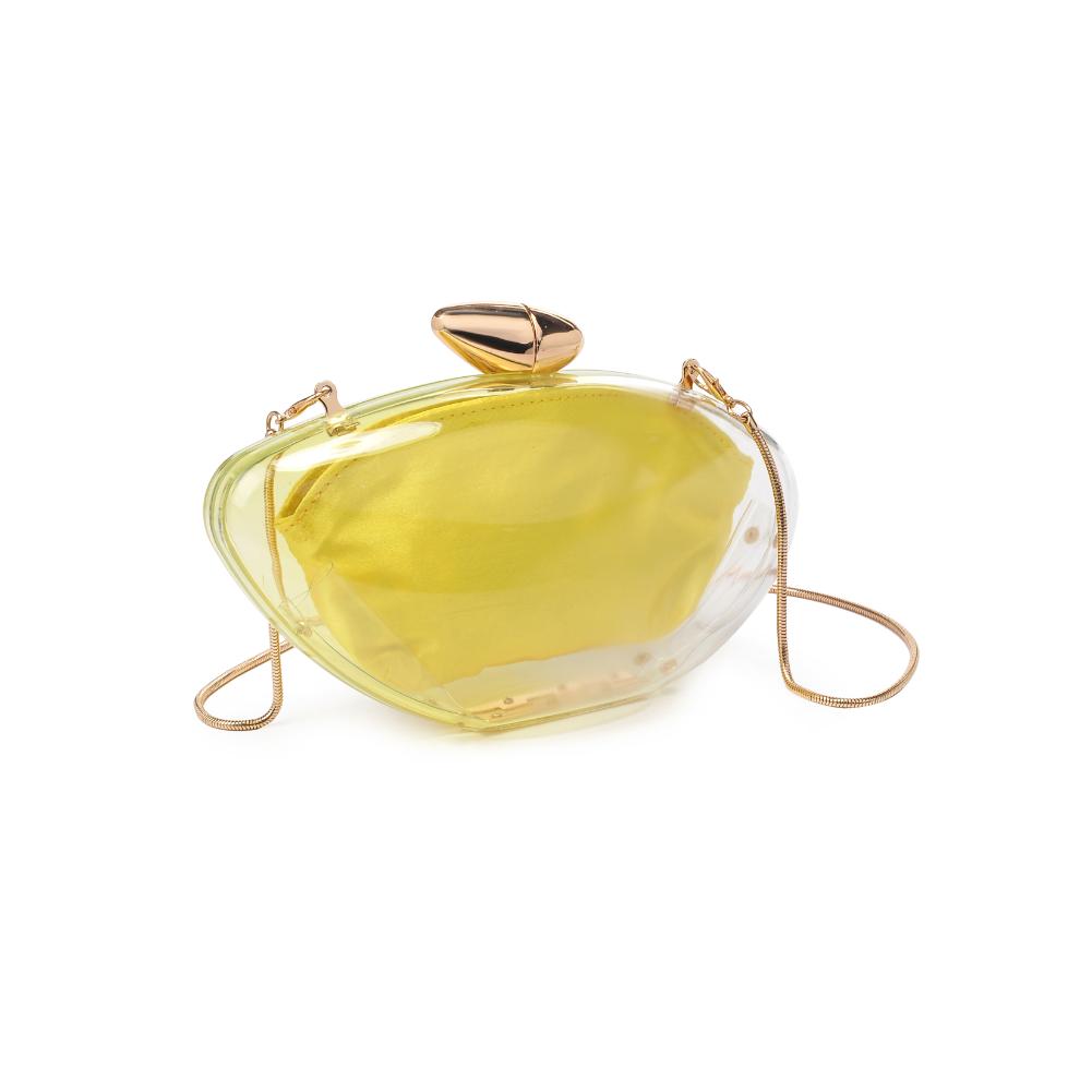 Woman wearing Yellow Urban Expressions Hayden Evening Bag 840611193339 View 6 | Yellow