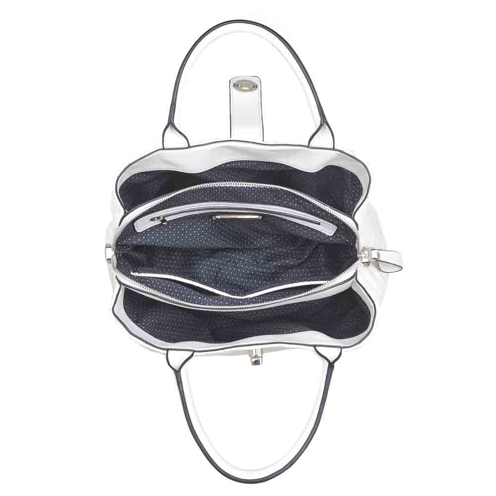 Product Image of Urban Expressions Gazer Satchel NA-840611145611 View 4 | White