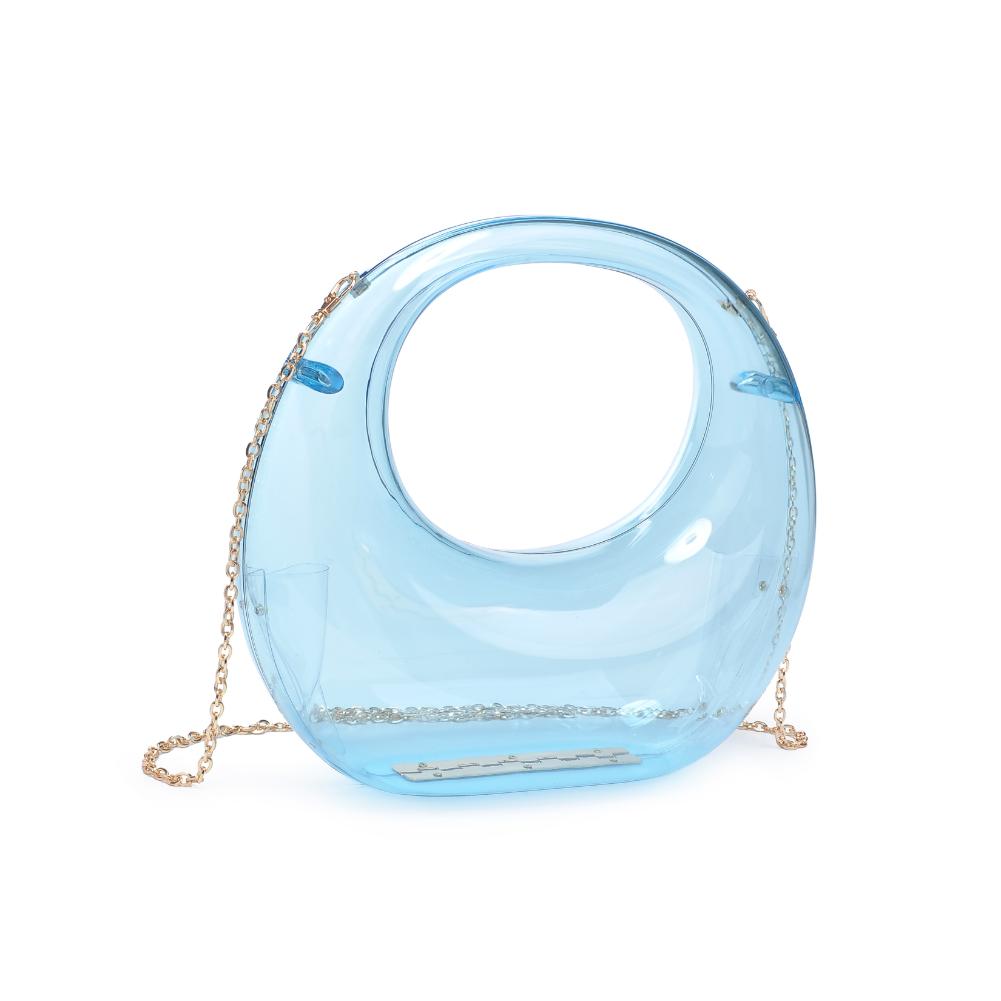 Woman wearing Sky Blue Urban Expressions Bess Evening Bag 840611122575 View 6 | Sky Blue