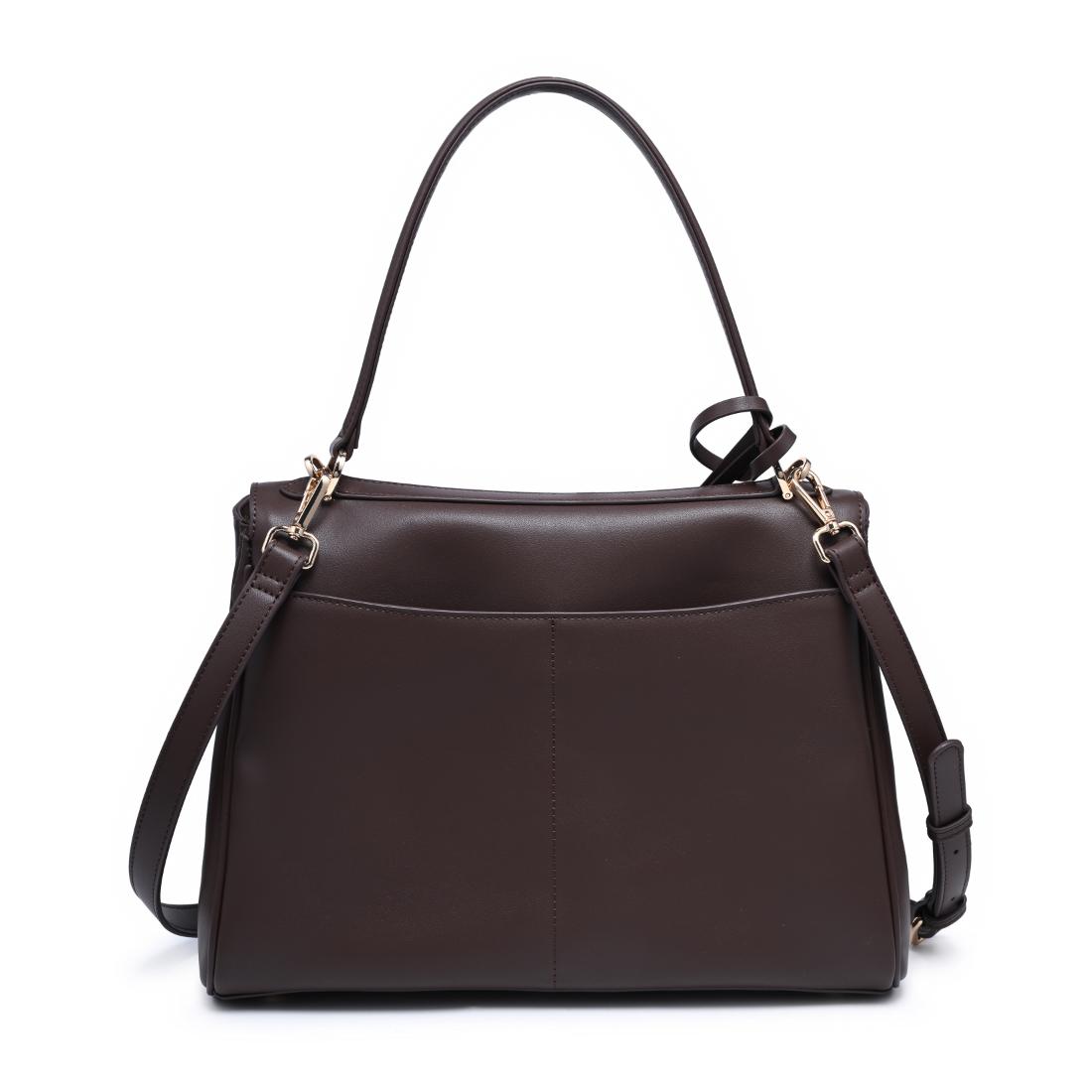 Urban Expressions Keaton Satchel 840504214707 View 8 | Chocolate