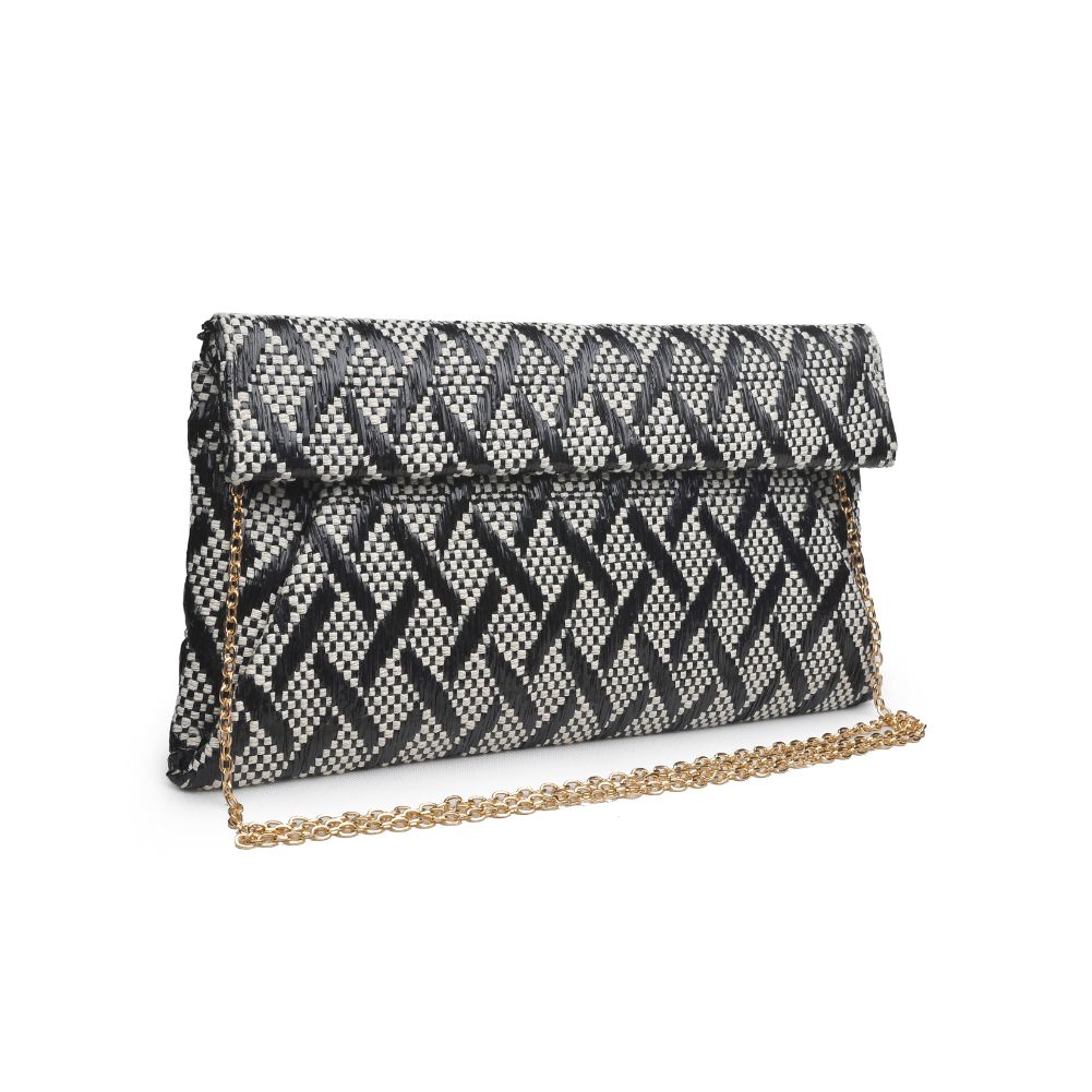 Product Image of Urban Expressions Emilia Clutch 840611172211 View 2 | Black White