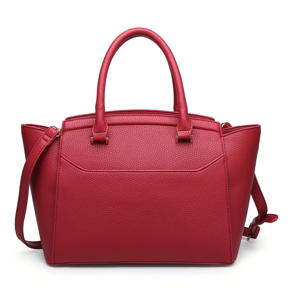 Product Image of Urban Expressions Langley Satchel NA-840611149596 View 1 | Red