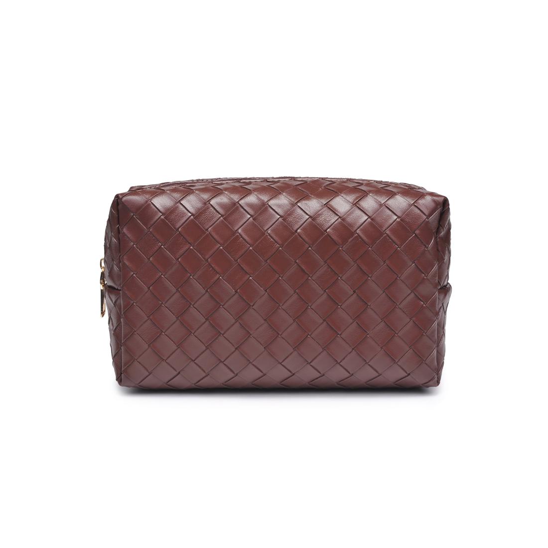 Urban Essentials Weave & Wander Cosmetic & Travel Organizer Pouch 840611197863 View 5 | Chocolate