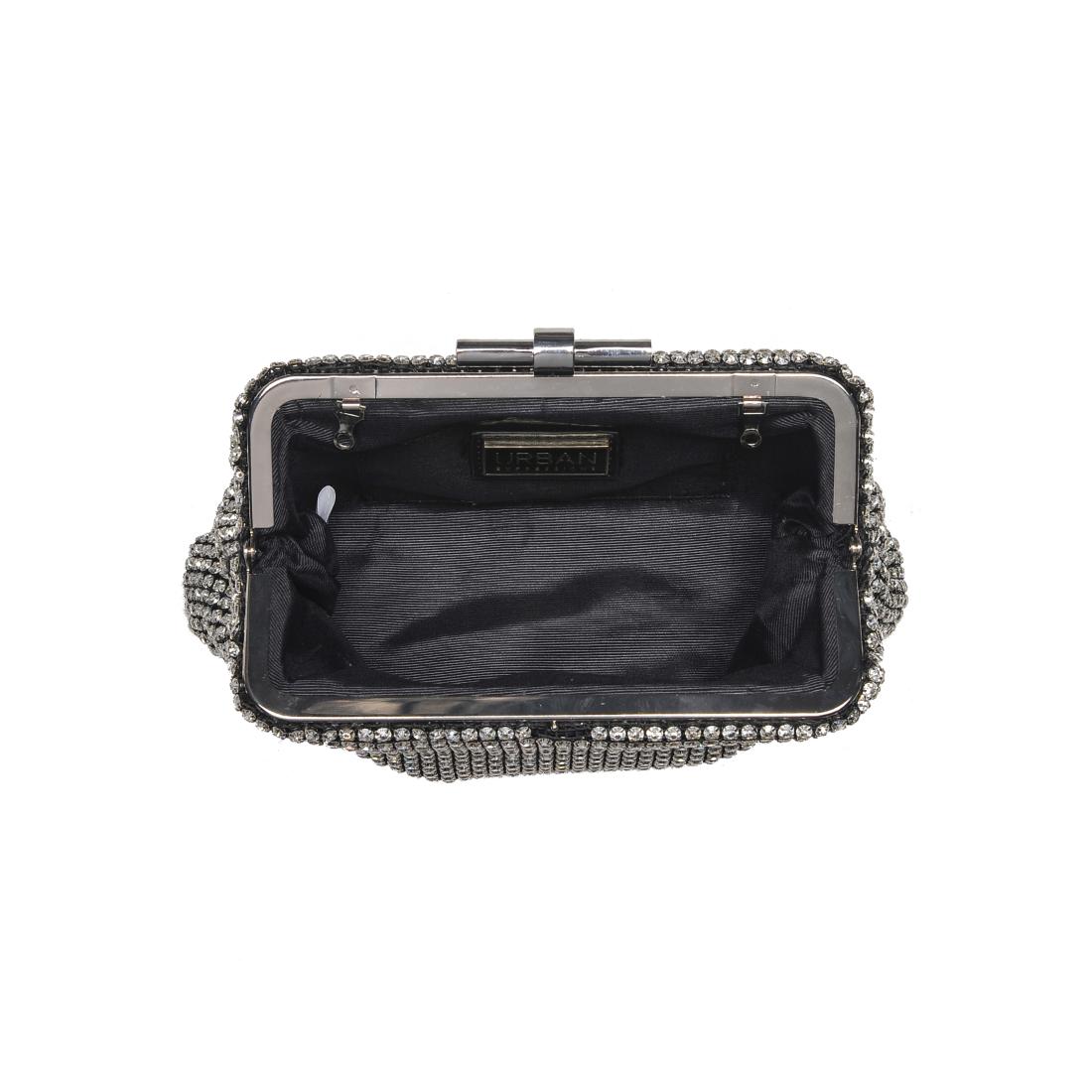 Product Image of Urban Expressions Delfina Evening Bag 840611198655 View 8 | Silver