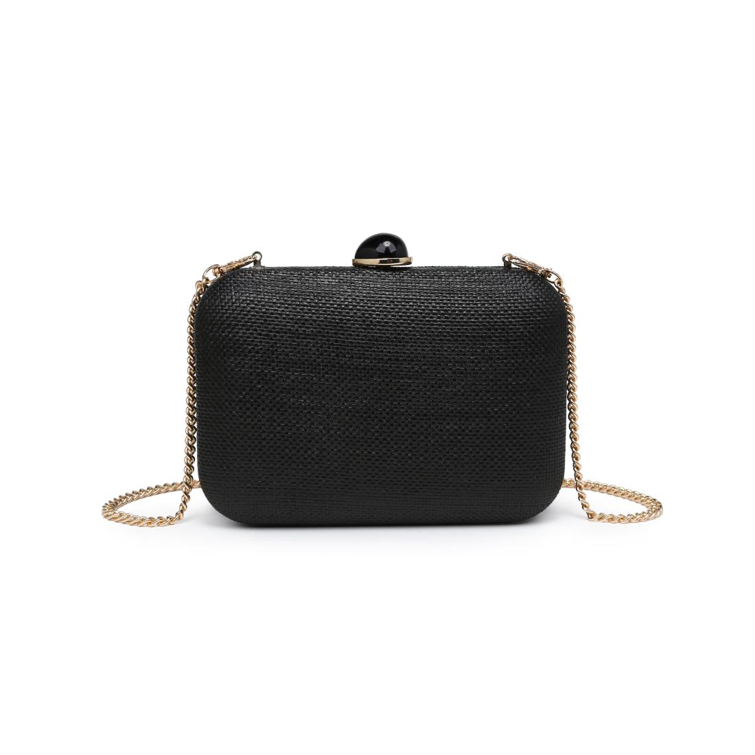 Woman wearing Black Urban Expressions Roley Evening Bag 840504208379 View 7 | Black