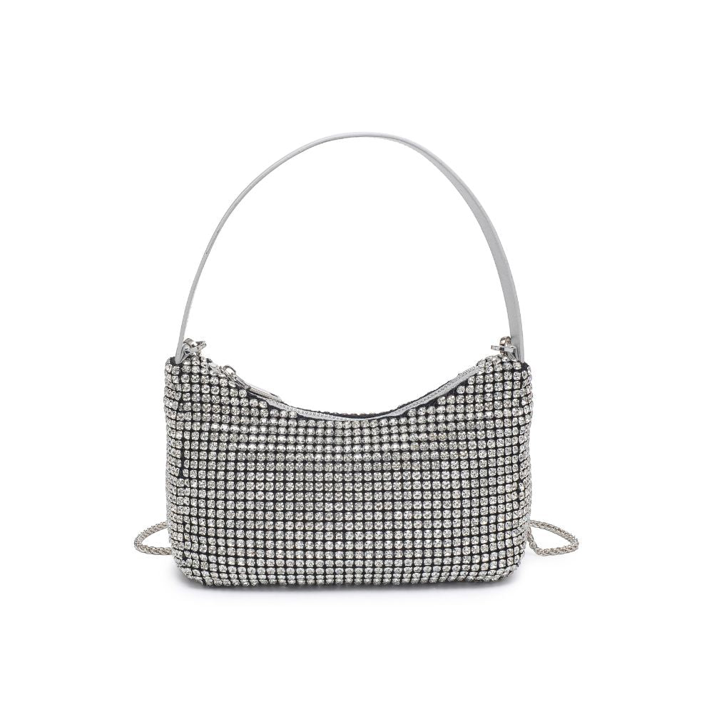 Product Image of Urban Expressions Mazzy Evening Bag 840611190024 View 5 | Silver