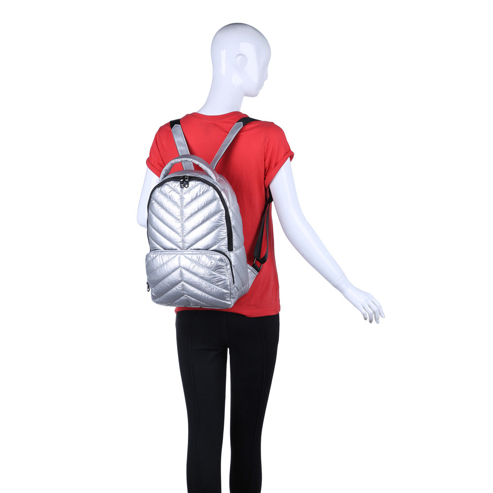 Product Image of Urban Expressions Grand Slam Backpack NA-840611162441 View 5 | Silver