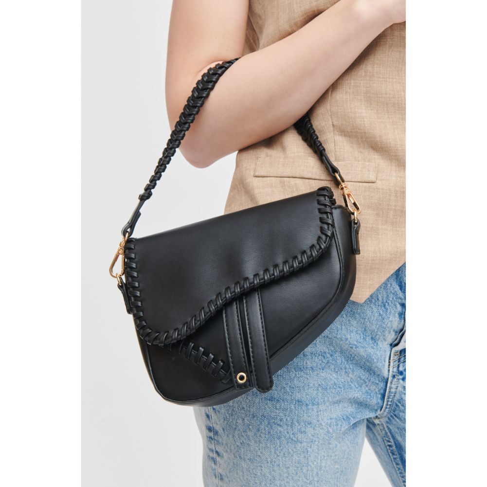 Woman wearing Black Urban Expressions Sloane Crossbody 840611106926 View 1 | Black