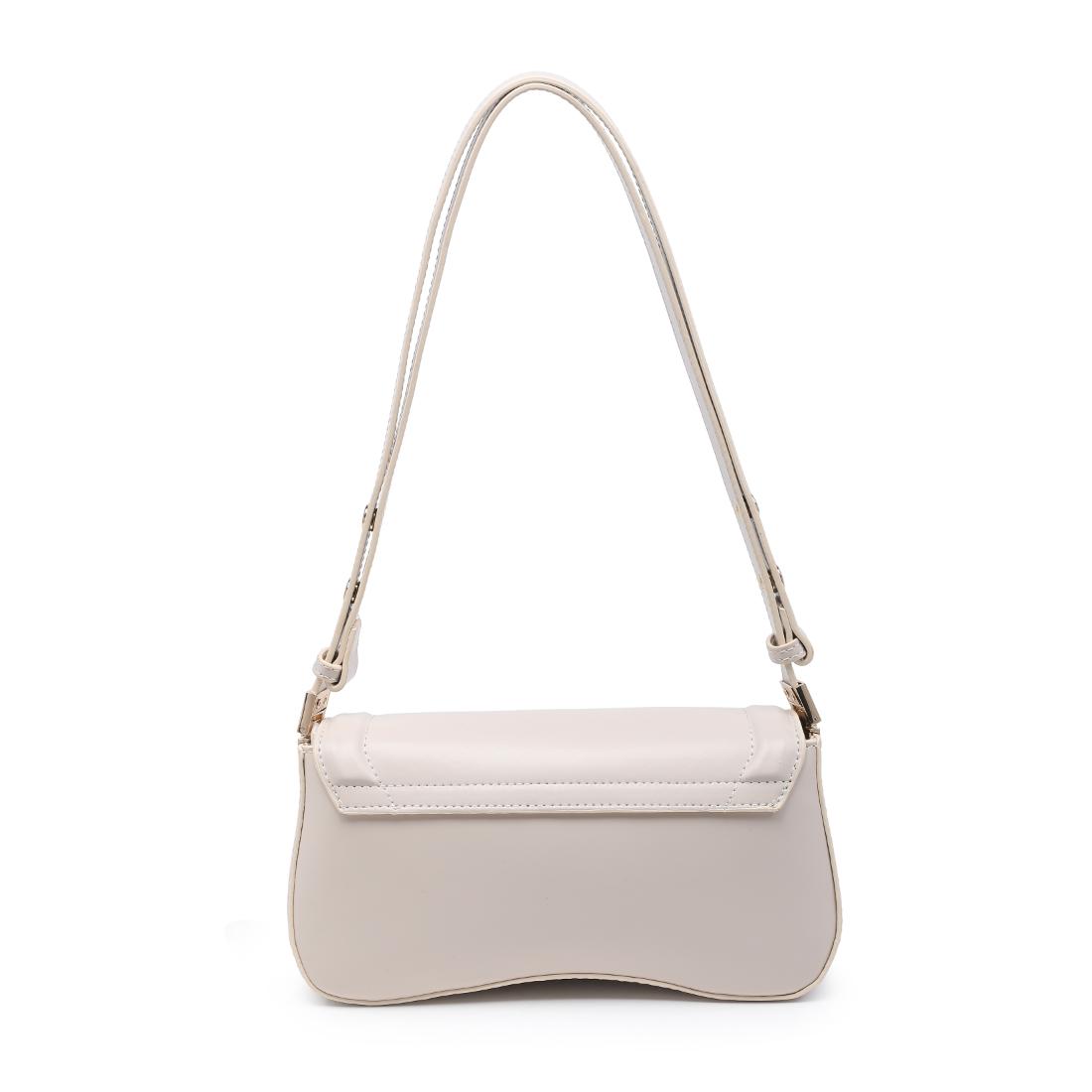 Woman wearing Oatmilk Urban Expressions Max Shoulder Bag 840504208416 View 7 | Oatmilk