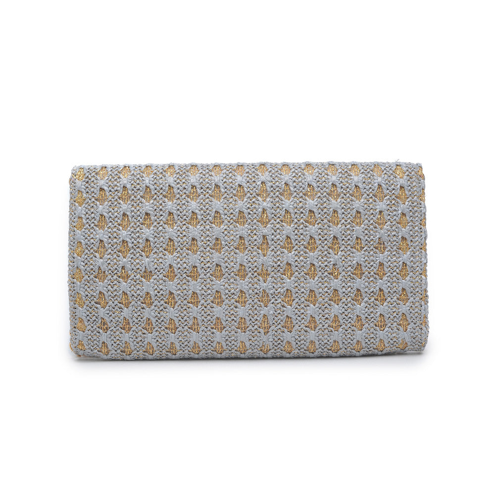 Product Image of Urban Expressions Bahamas Clutch NA-840611144232 View 3 | Grey