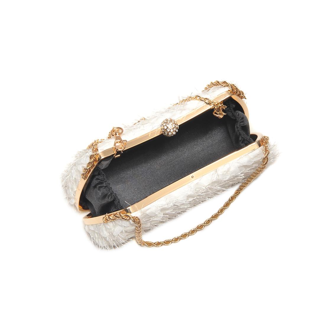 Product Image of Urban Expressions Maxi Evening Bag 840611198754 View 8 | Ivory