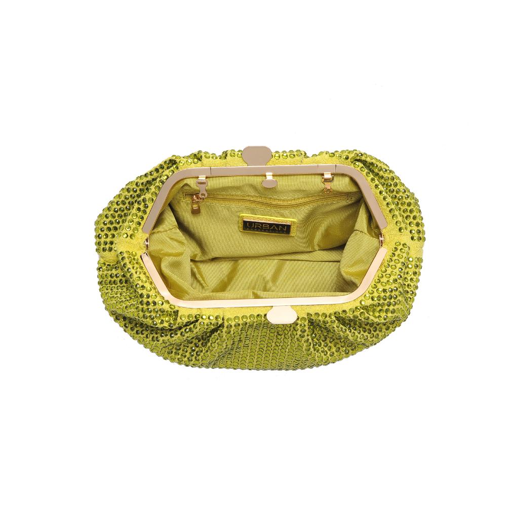 Woman wearing Lime Urban Expressions Arielle Evening Bag 840611161918 View 9 | Lime