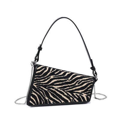 Urban Expressions Fatima - Zebra Shoulder Bag 840504214103 View 1 | Zebra
