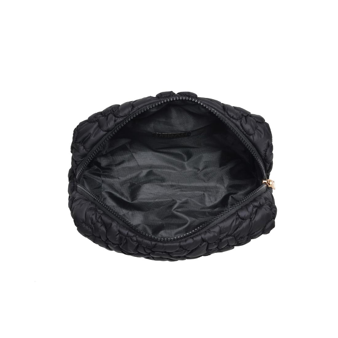 Urban Essentials Flora Pop - Nylon Cosmetic & Travel Organizer Pouch 840611144171 View 8 | Black
