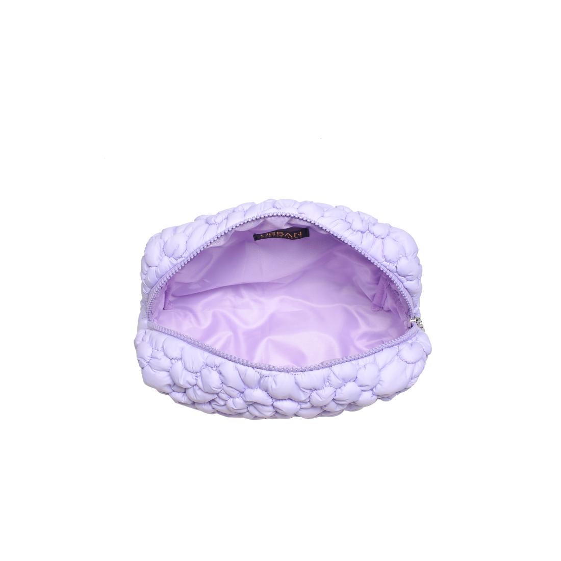 Urban Essentials Flora Pop - Nylon Cosmetic & Travel Organizer Pouch 840611144218 View 8 | Lilac