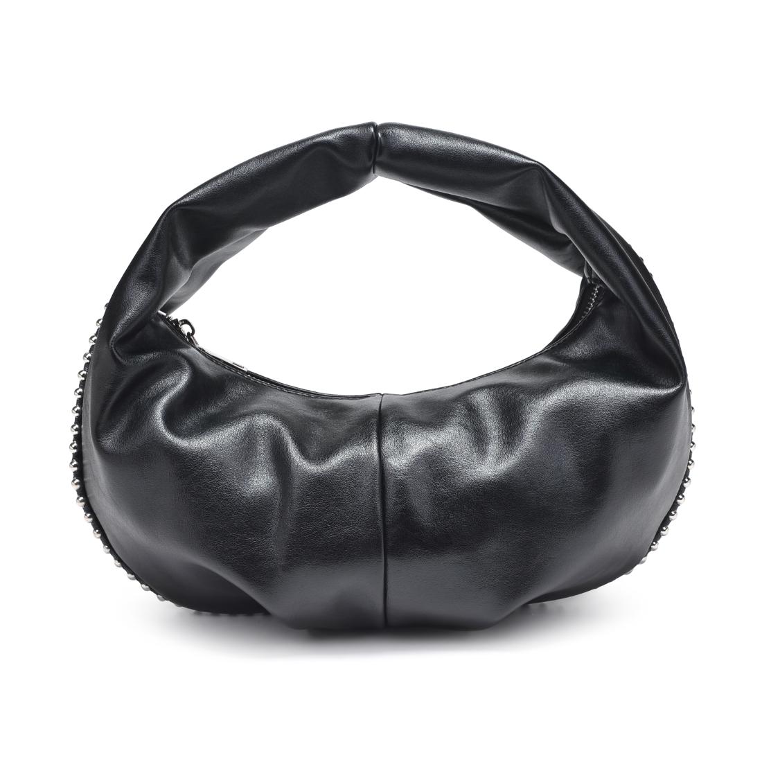 Woman wearing Black Urban Expressions Porsha Clutch 840611199256 View 5 | Black