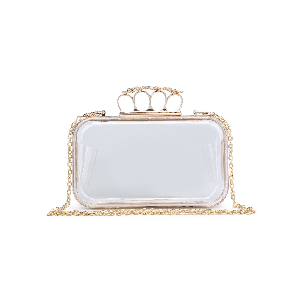 Product Image of Urban Expressions Crystelle Minaudiere 818209016872 View 5 | Clear