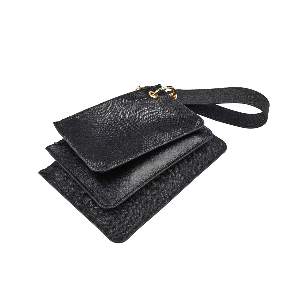 Product Image of Urban Expressions Nina Wristlet NA-840611148117 View 3 | Black