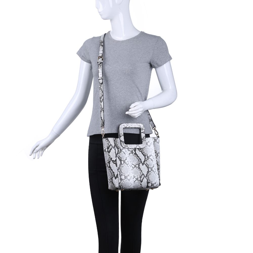 Product Image of Urban Expressions Gertrude Crossbody 840611171061 View 5 | White Black
