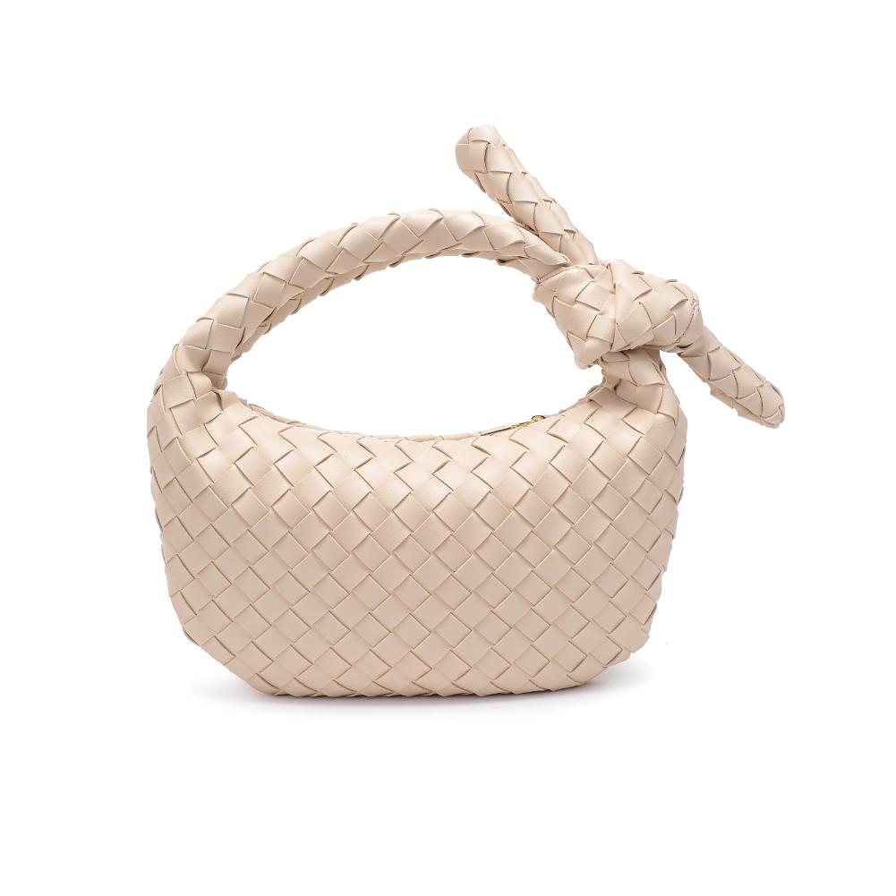 Woman wearing Oatmilk Urban Expressions Lizbeth Clutch 840611127808 View 7 | Oatmilk