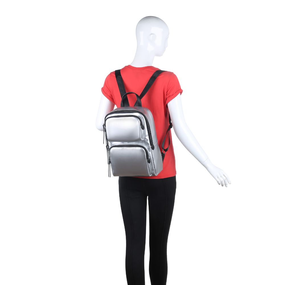 Product Image of Urban Expressions Braxton Backpack NA-840611166791 View 5 | Silver
