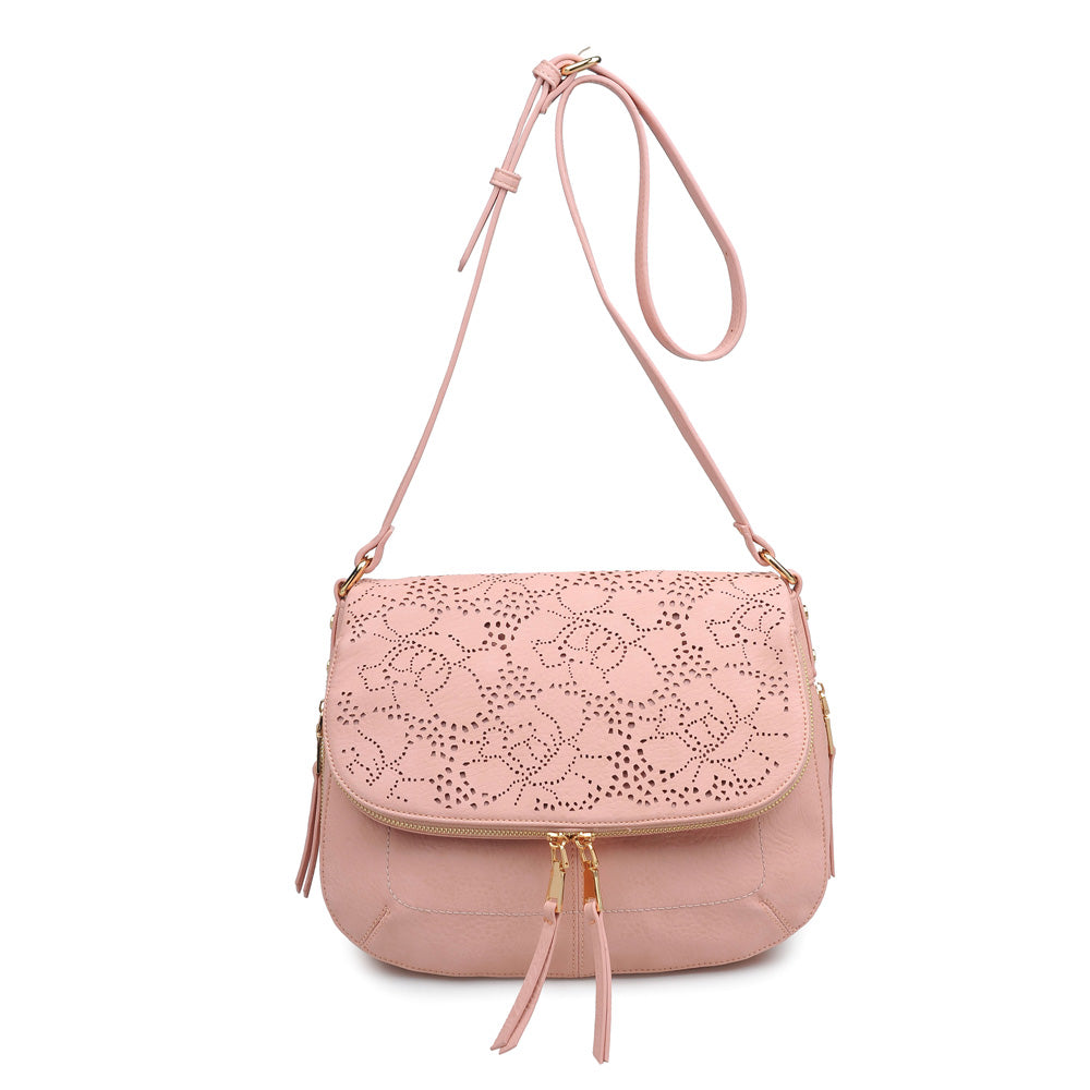 Woman wearing Blush Urban Expressions Sunday Messenger 840611148131 View 5 | Blush