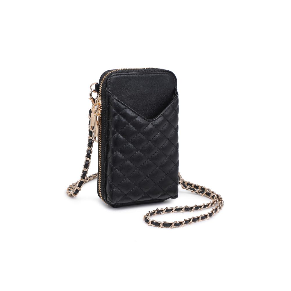 Woman wearing Black Urban Expressions Bodie Cell Phone Crossbody 840611123343 View 6 | Black