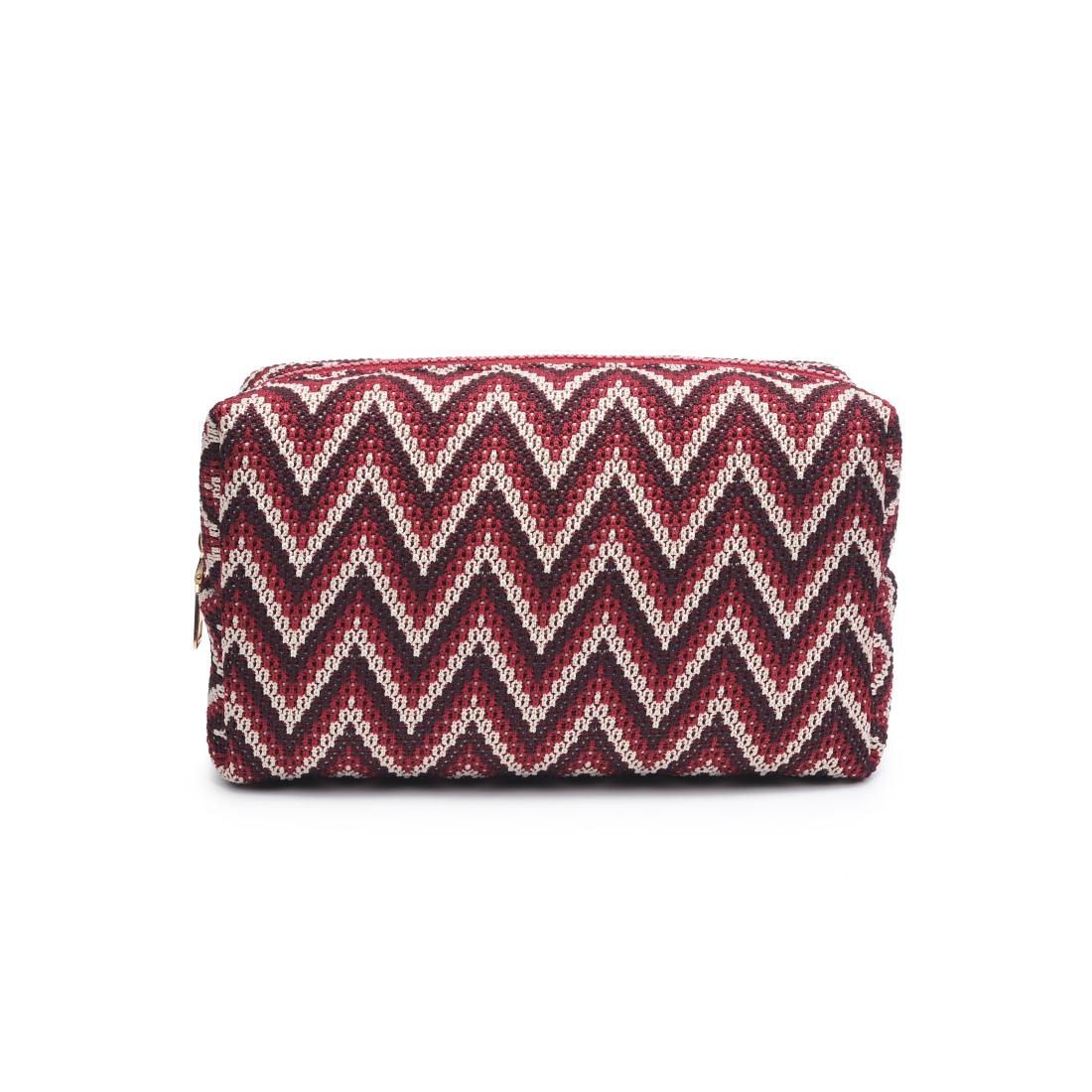 Urban Essentials V-Muse Cosmetic & Travel Organizer Pouch 840611197788 View 5 | Red Multi