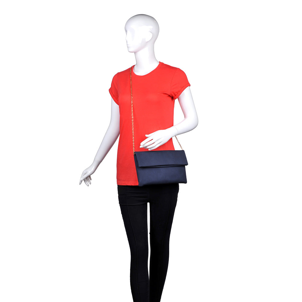 Product Image of Urban Expressions Althea Clutch NA-840611156396 View 5 | Navy