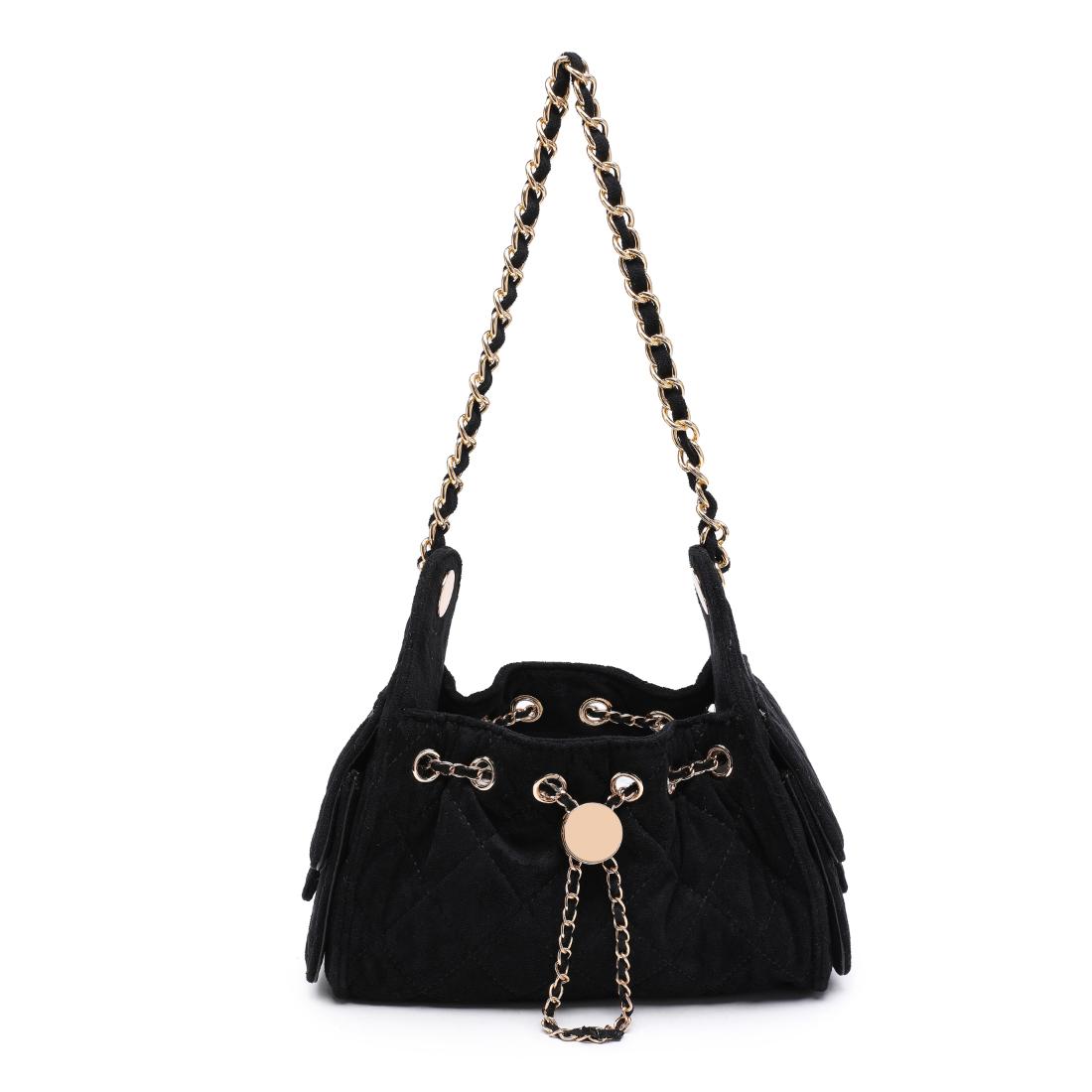 Urban Expressions Royalty Shoulder Bag 840504213458 View 1 | Black