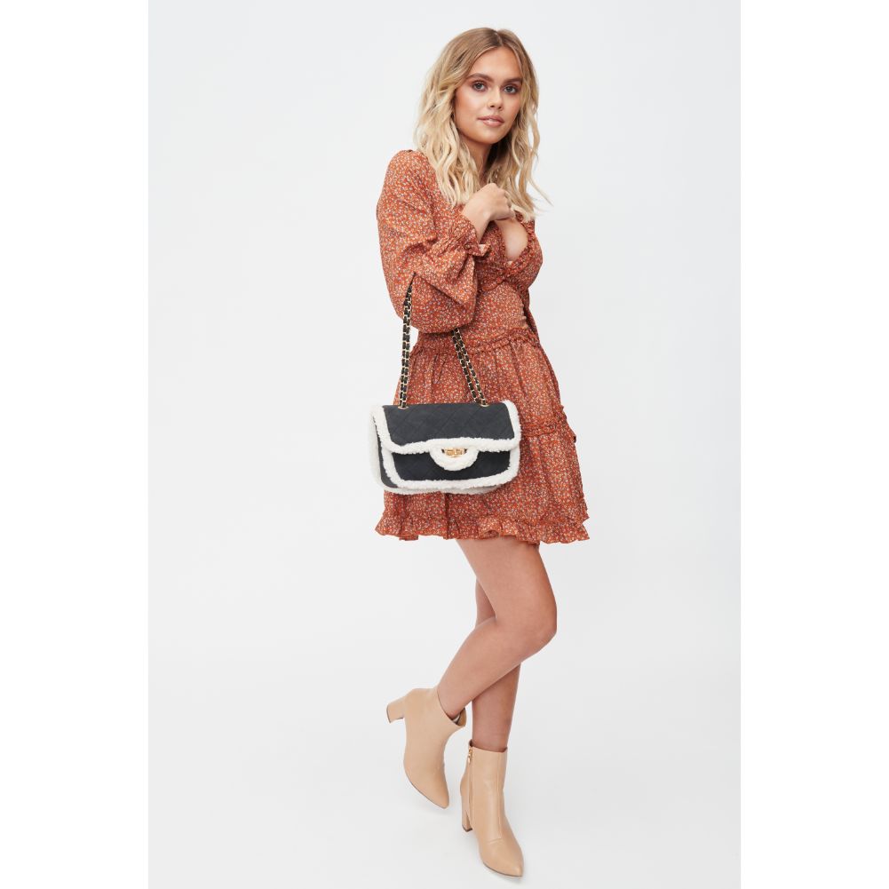 Woman wearing Black Urban Expressions Dorest Shoulder Bag 840611100962 View 3 | Black