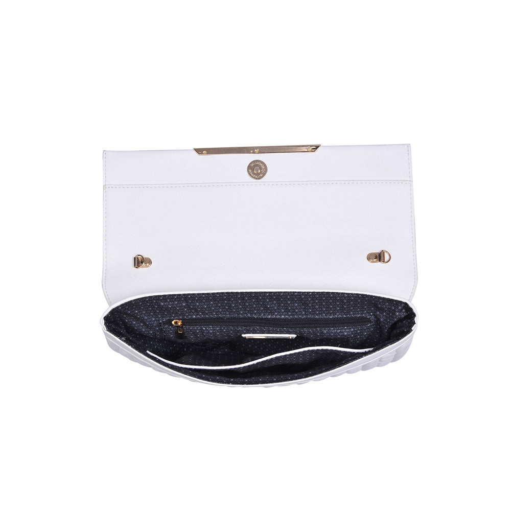 Product Image of Urban Expressions Jessie Clutch NA-840611159847 View 4 | White